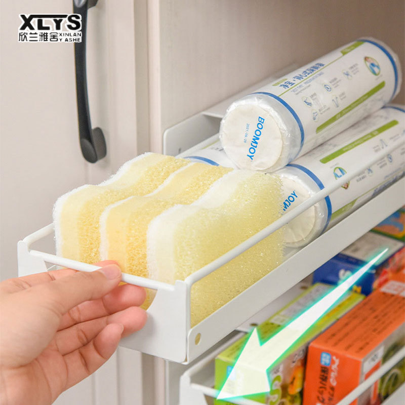 XINLANYASHE [Miễn Phí Vận Chuyển]Snack Giá ngăn kéo-loại kẽ hở giá lưu trữ đường ray trượt giá chìm