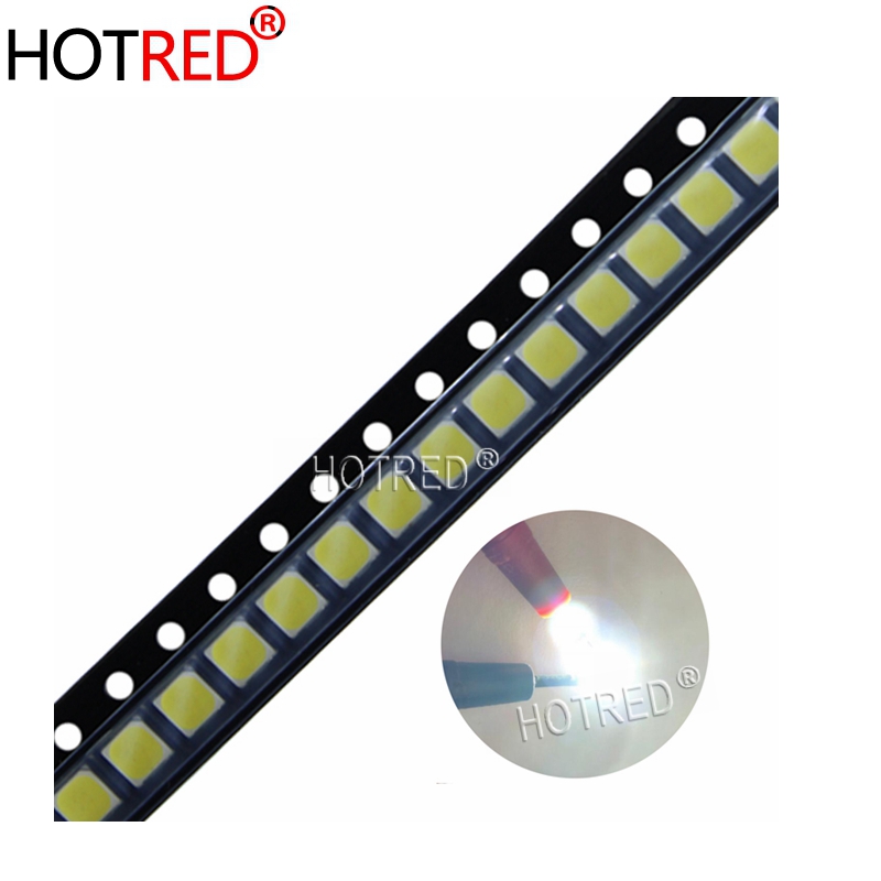 【UrbanNomad】100-1000PCS Nation Star 3030 LED lamp beads 1W 6V LCD TV Backlight Cold White 140lm 180mA for TV Diode 3.0*3.0mm top quality. 