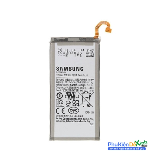 Pin zin cho samsung galaxy a8 2018 a530 eb-ba530abe
