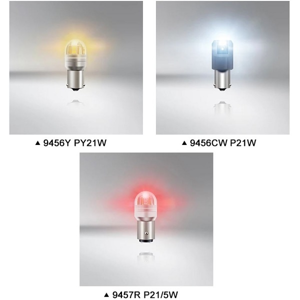 Đèn hậu (phanh, stop) Led Osram S25 P21/5 - Bảo hành 2 năm