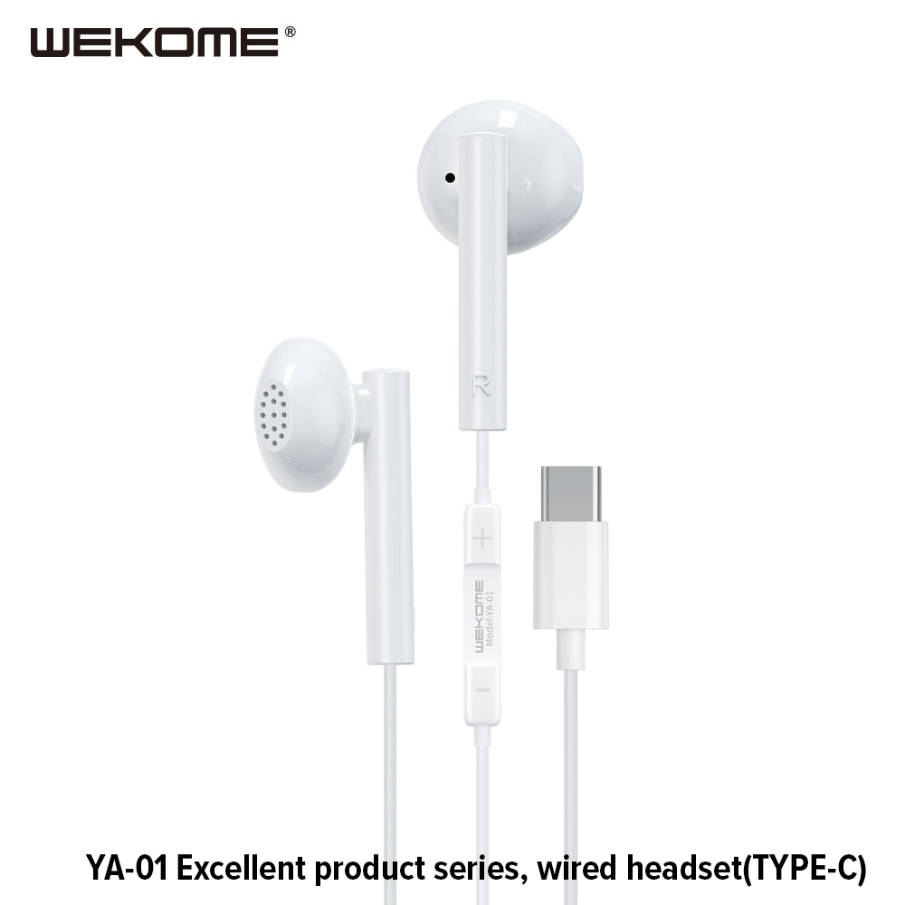 WK Design H.YA01 Upine Series Wired Headphones TypeC / 3.5MM Builtin