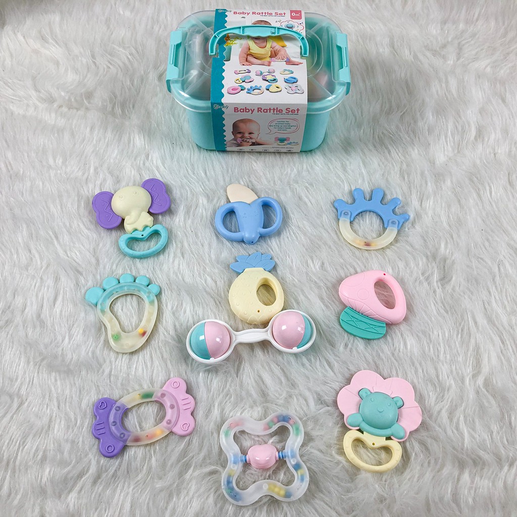 BỘ 10 MÓN ĐỒ CHƠI, GẶM NƯỚU AN TOÀN cho bé {Đồ chơi gặm nướu cho bé}