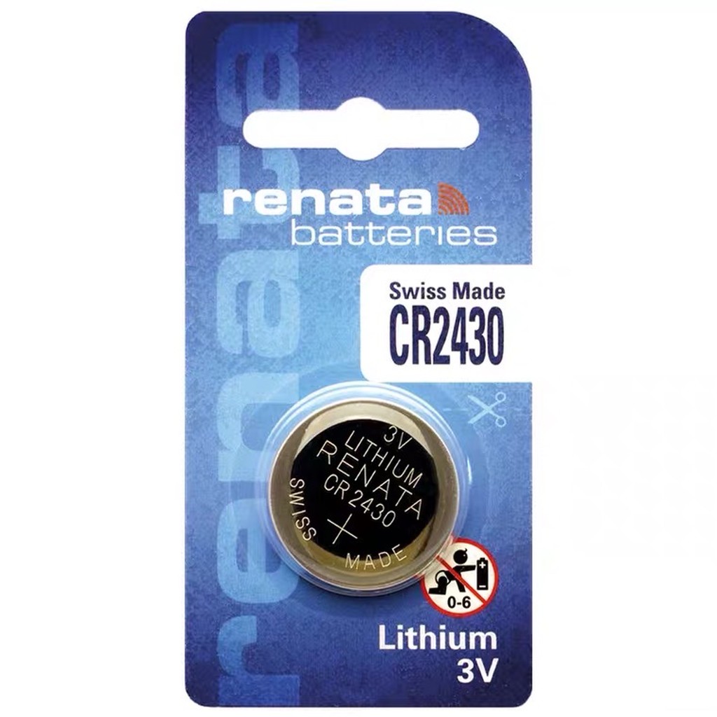 Pin Lithium CR2430 3v Renata 100% Chính hãng Thụy Sĩ