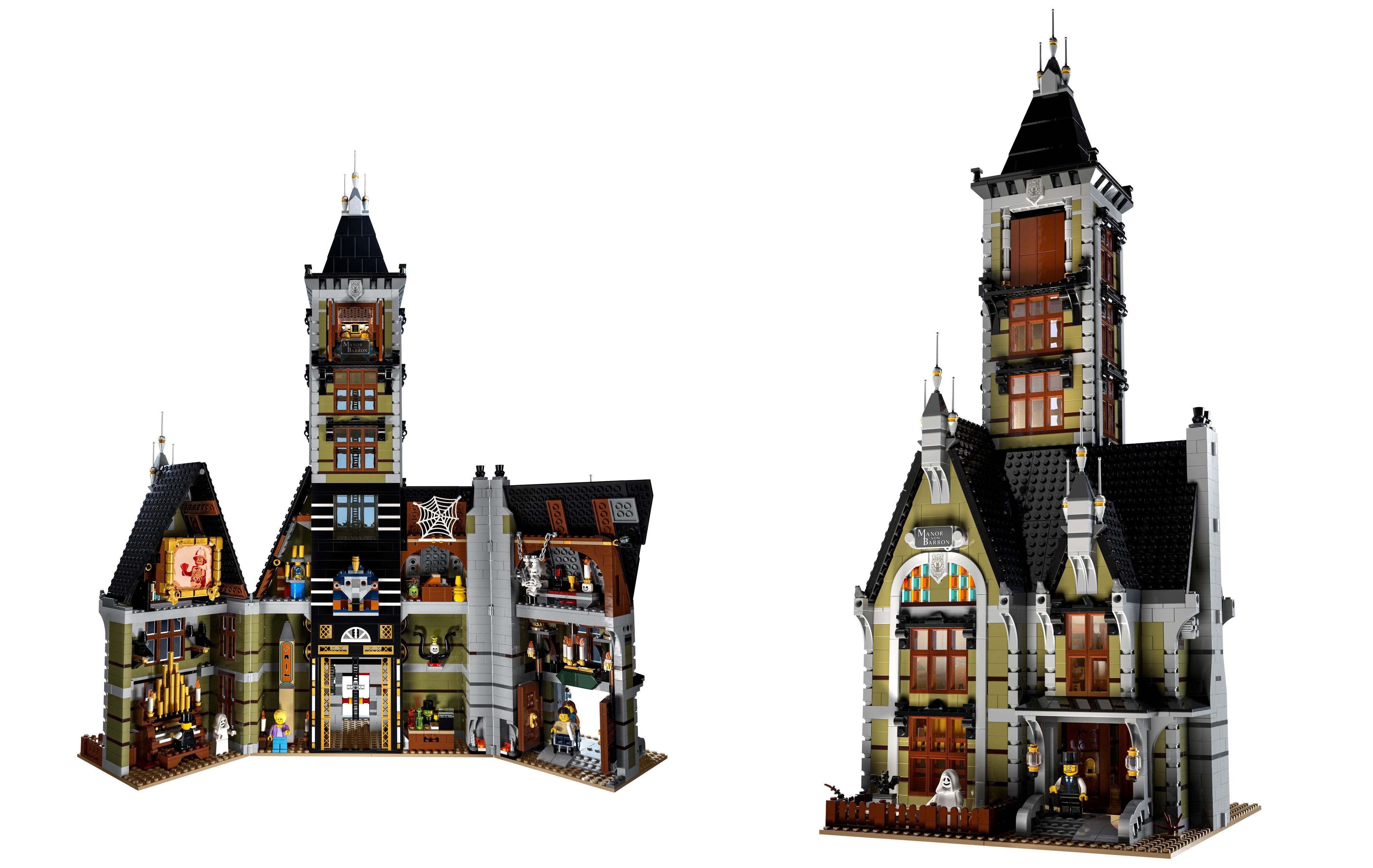 Von Barron Lego Haunted House Fairground Lego 10273 Creator