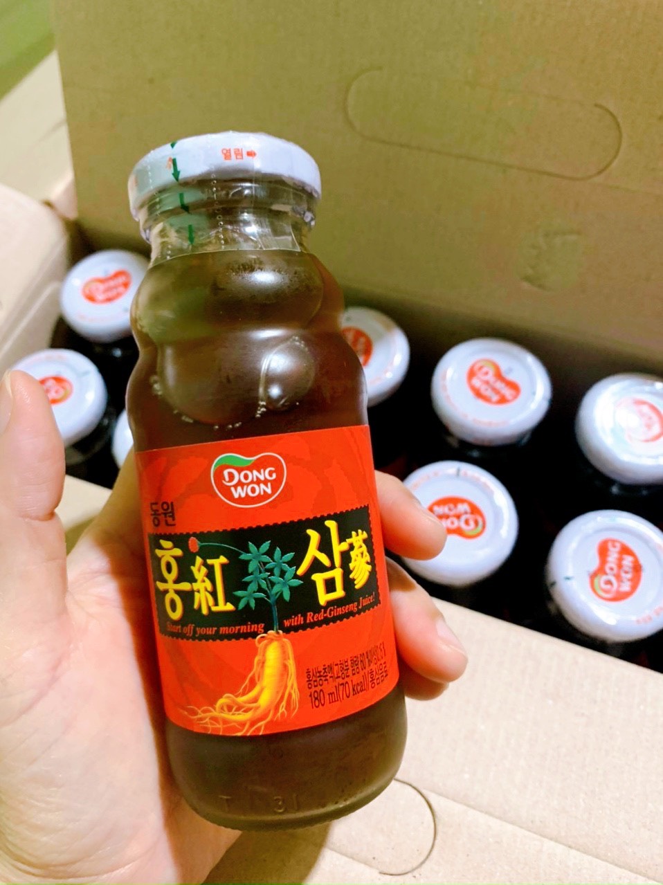 Nước hồng sâm Hàn Quốc Dongwom (180ml)