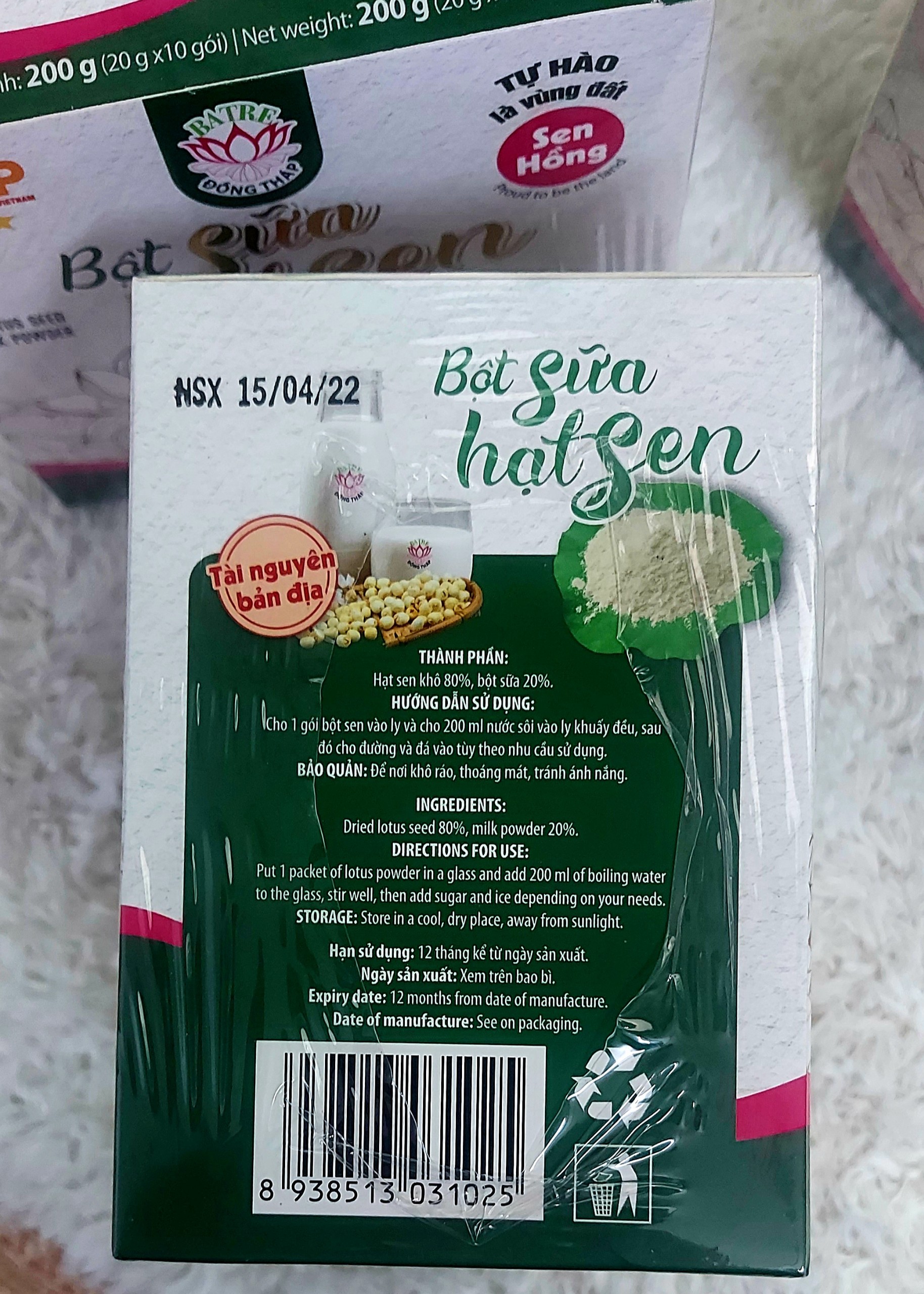 BỘT SỮA HẠT SEN