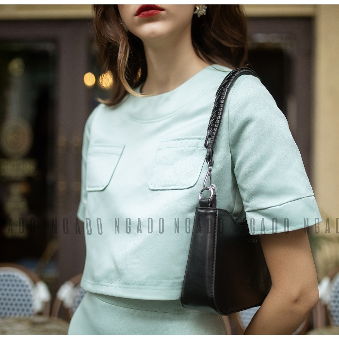 [30.10 - Nhập FALAZLIVE02 giảm 200K] Set áo váy xanh mint NGADO