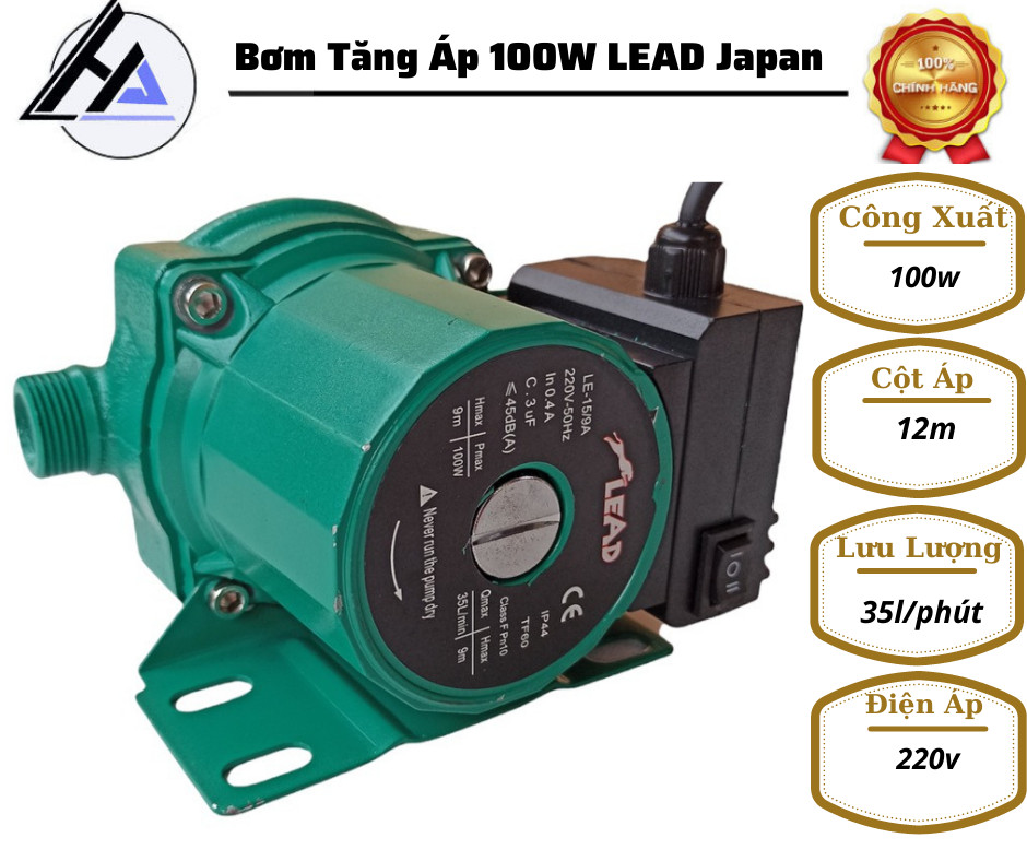 Bơm tăng áp cho máy giặt nóng lạnh máy bơm tăng áp italita lead - bảo đảm mới 100% chạy nước nóng trên 100 độ c - bảo hành 6 tháng