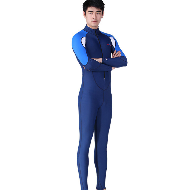 Trang phục ẩm ướt Lycra Swim Kem chống nắng UPF50 + Lặn da lặn lặn lướt sóng toàn thân bộ đồ bảo vệ phát ban