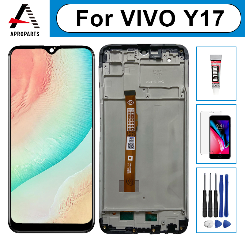100% Test For Vivo Y3 / Y11 / Y12 / Y15 / Y17 LCD DIsplay Touch Screen  Digitizer Assembly Replacement 6.35 inch - AliExpress