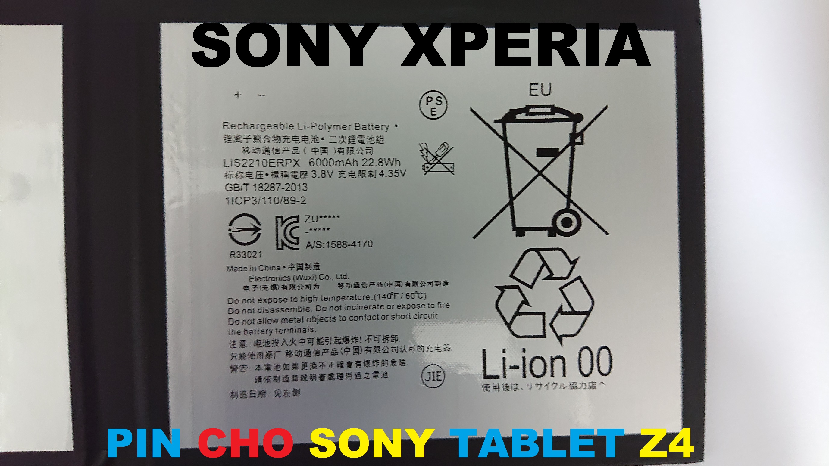 PIN CHO SONY XPERIA TABLET Z4