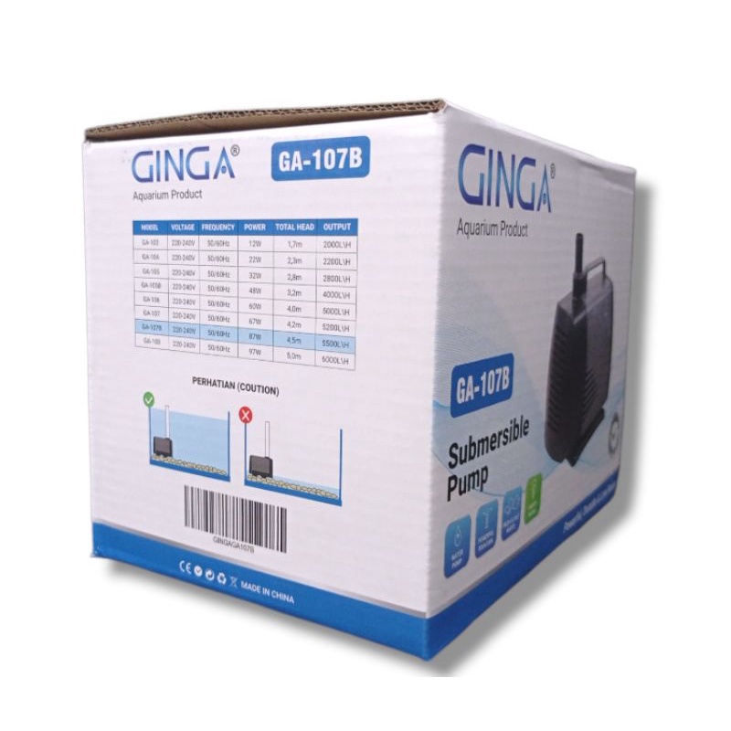 Submersible pump GINGA GA 107B Pompa kolam airmancur