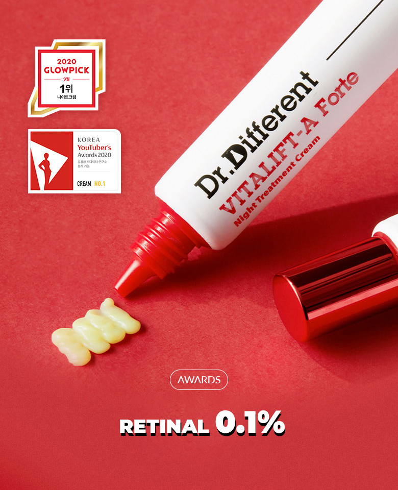 [Nhacuabeautyholic] [SALE DATE 2025] Kem dưỡng chống lão hóa DR.DIFFERENT RETINAL 0.1% 0.05%
