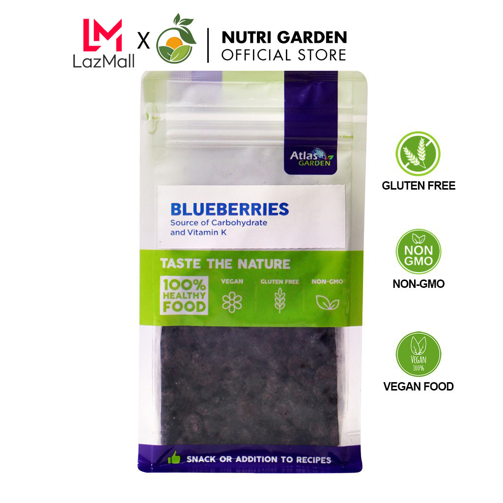 Quả việt quất - Bluberries khô Nutri Garden Mỹ 265g 1kg
