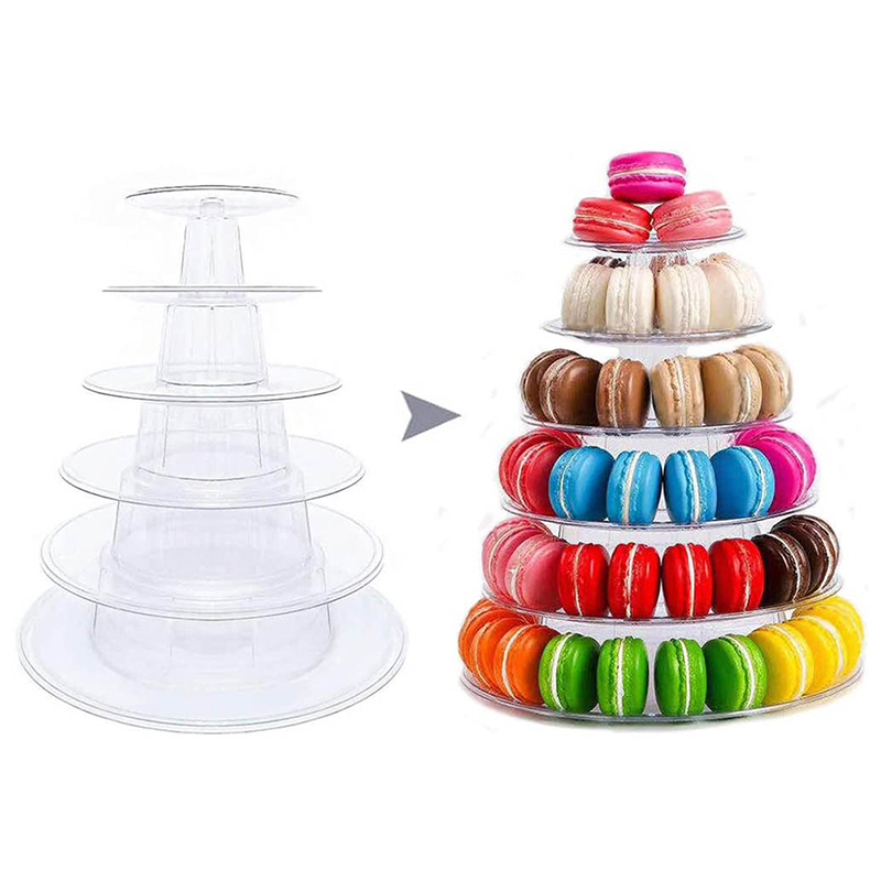 HE🔥 6/10 Tiers Macaron Display Stand Cupcake Tower Rack Cake Stands Cake Tools