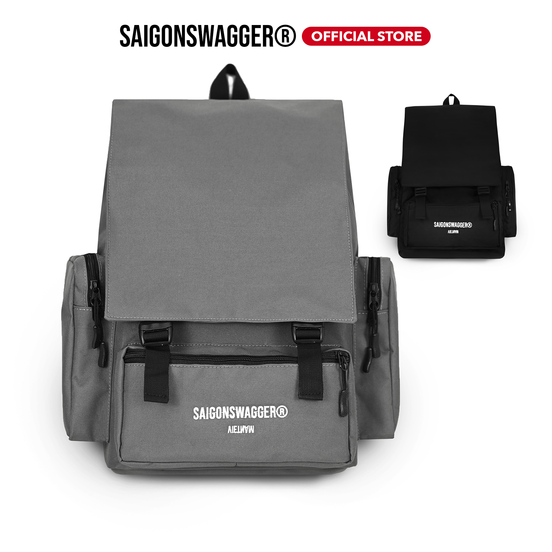 Balo SAIGON SWAGGER® Versatile Backpack Ngăn Chống Sốc Lap 16inch