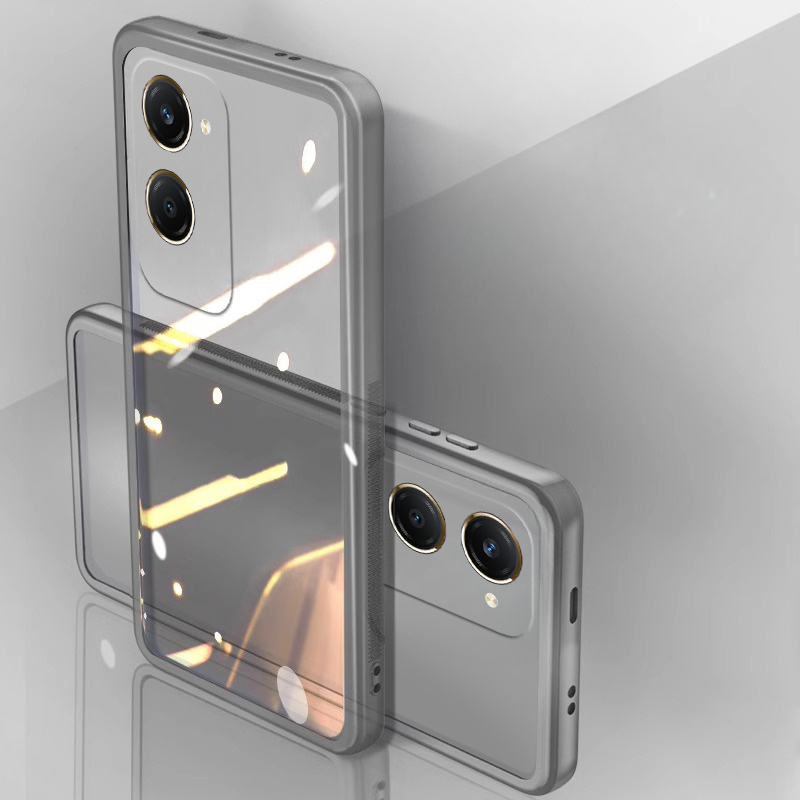 New Phone case Vivo Y03T Back cover Camera Protection Semi Transparent Soft Silicone Shockproof with Lens Protector Films for Vivo Y03T case. 