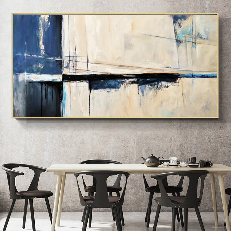 Modern Abstract Oil Painting Canvas printings and Prints Wall Art Canvas Painting Abstract Bridge Pictures for Living Room Decor No Frame