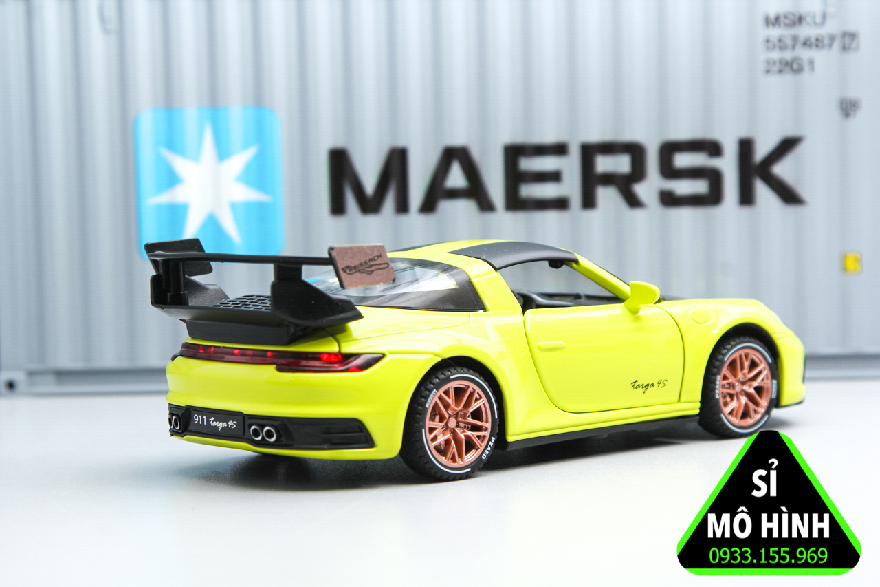 [ Sỉ Mô Hình ] Mô hình xe Porsche 911 Targa 1:32