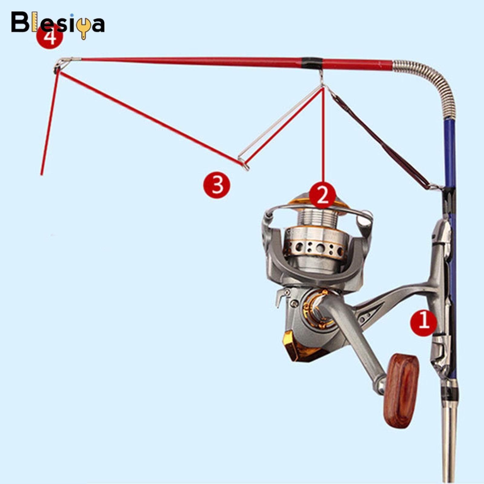 Automatic Fishing Rod Holder Stainless Steel Hardware For Reservoirs  Streams