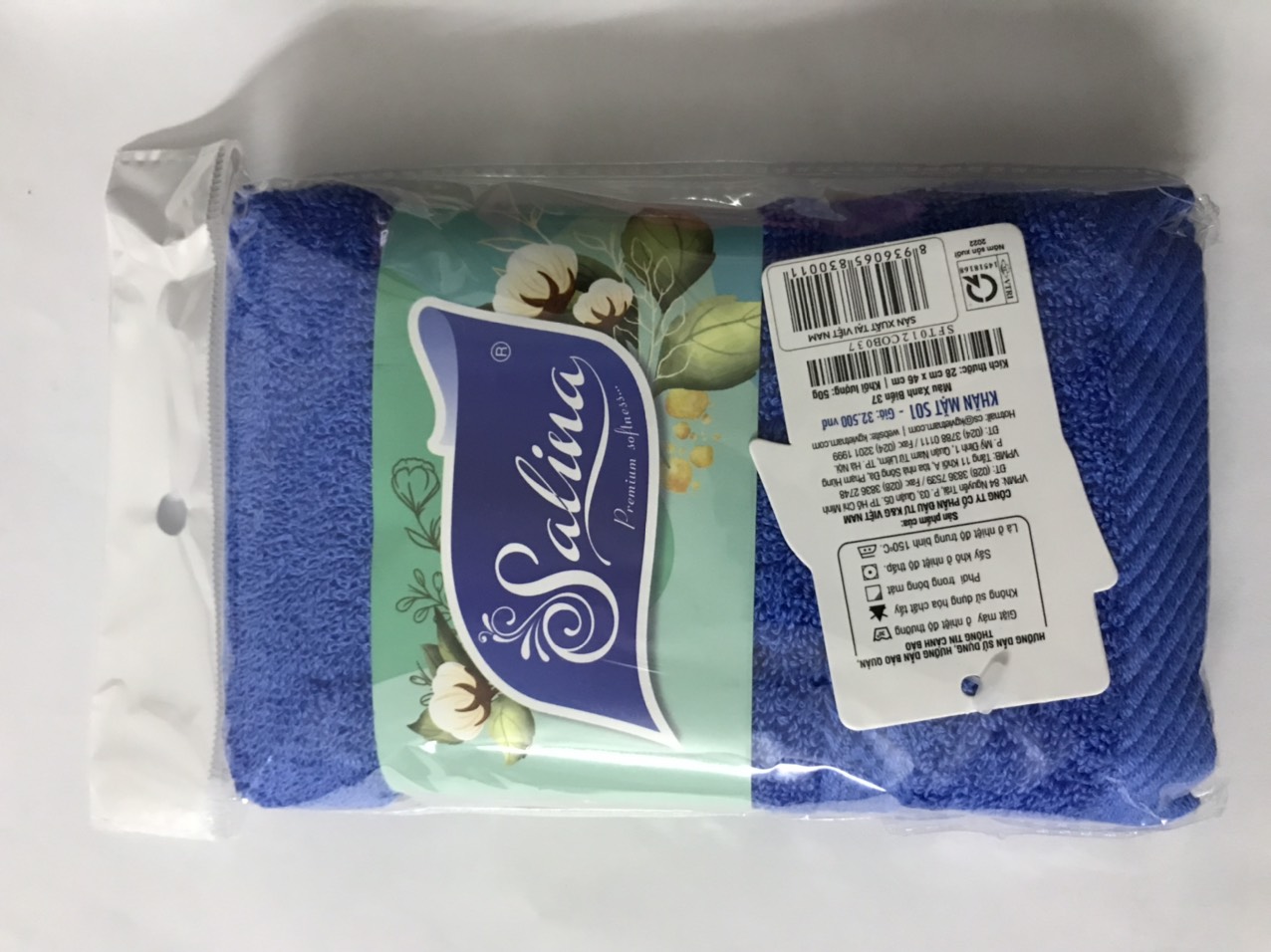 Khăn mặt sợi bông Salina