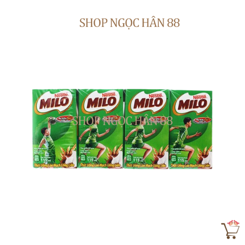 [NEW] Combo 2 Vỉ Sữa MiLo Lúa Mạch Nestle ( 8 hộp x 110ml) - Date mới