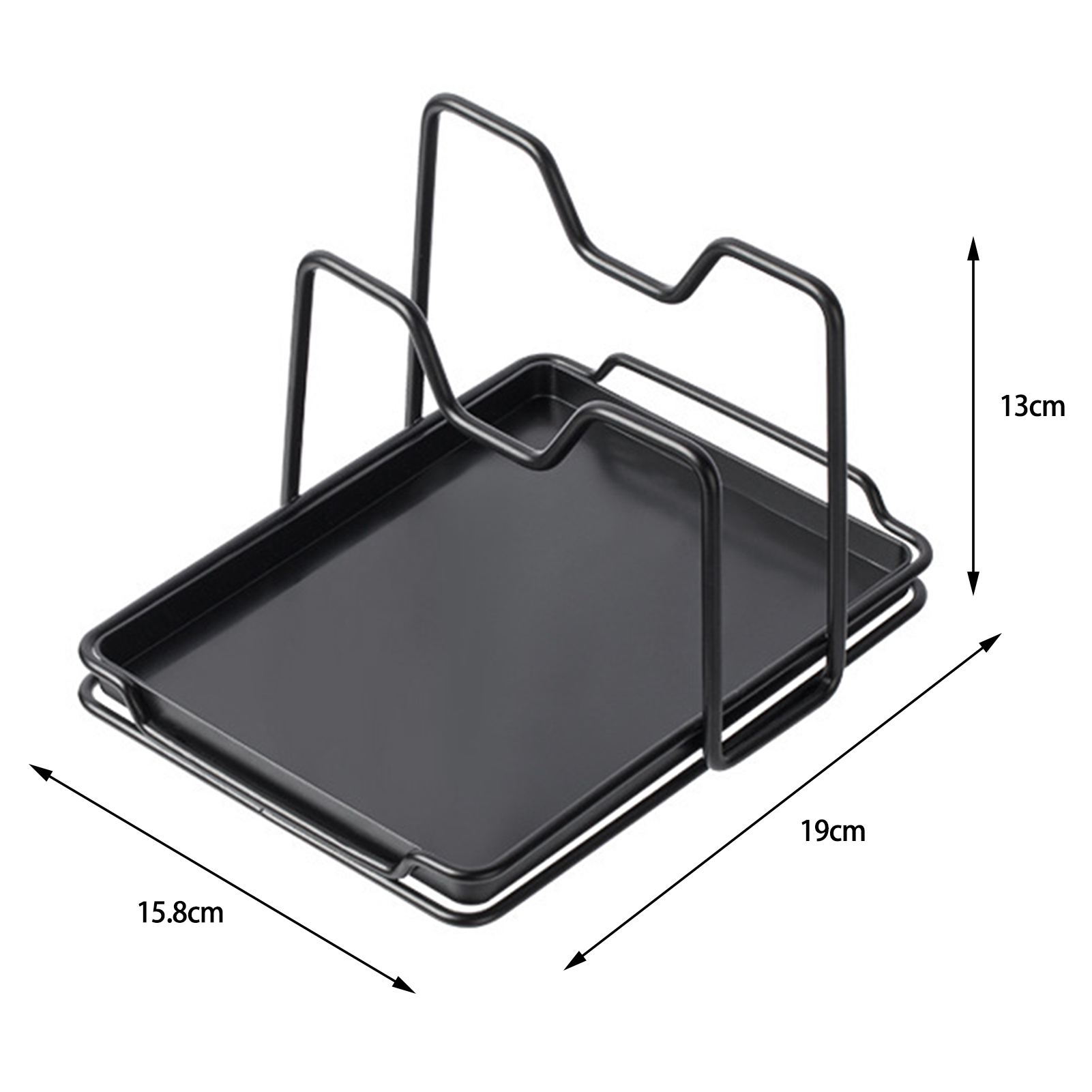 Pot Lid Holder Space-saving Non-Slip Quick Drainage Kitchen Tool Shovel Spoon Rest Cutting Board Stand for Restaurant