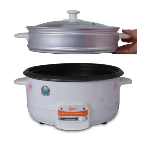 Nồi lẩu điện có xửng 3.5L  Comet CM7732