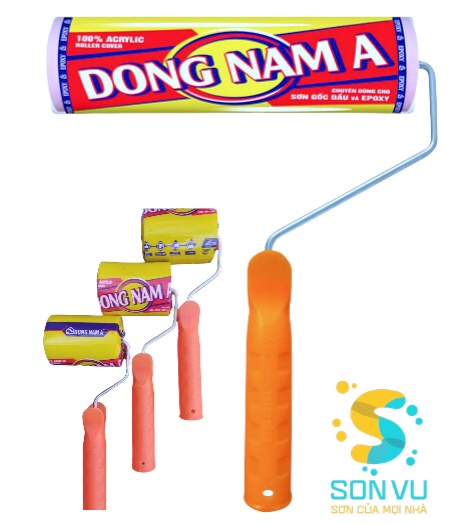 Đông Nam Á - Cọ lăn sơn epoxy và sơn dầu ( Loại 1 tấc, 1.5 tấc, 2.3 tấc)