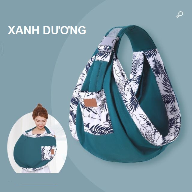 Địu vải cotton đa năng ,địu em bé sơ sinh từ 0-36 tháng,đai địu bé phía trước tiện lợi