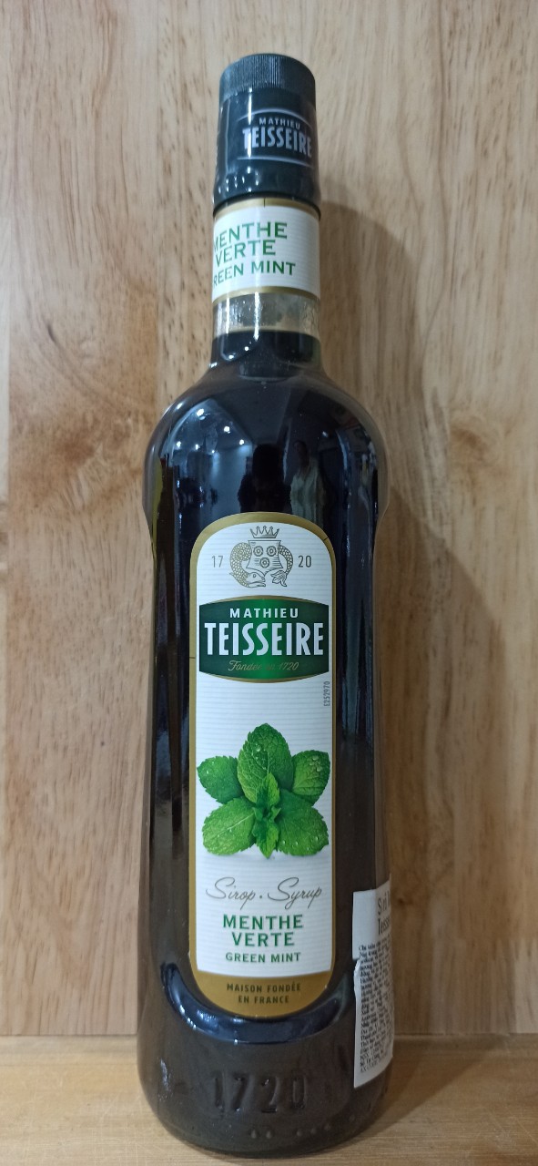 Syrup Bạc Hà Xanh Teisseire Green Mint 700ml