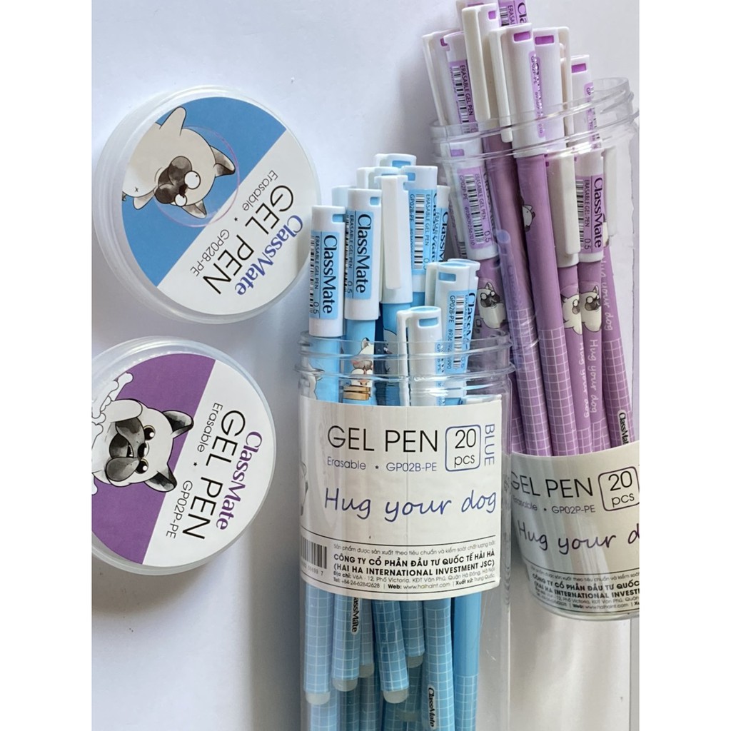 Bút gel xóa được gel pen classmate gp02b-pe / gp02p-pe
