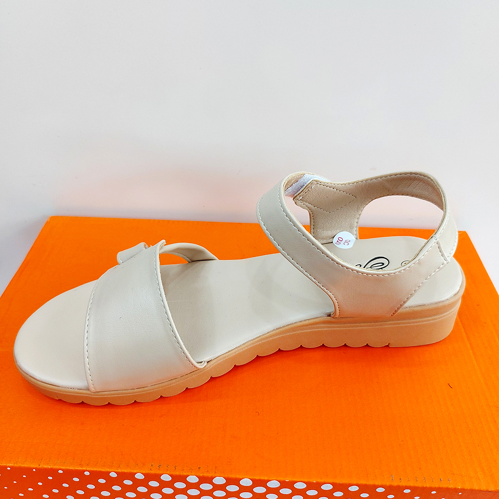 SANDAL QUAI HẬU NỮ BITIS DTW011388 - KEM