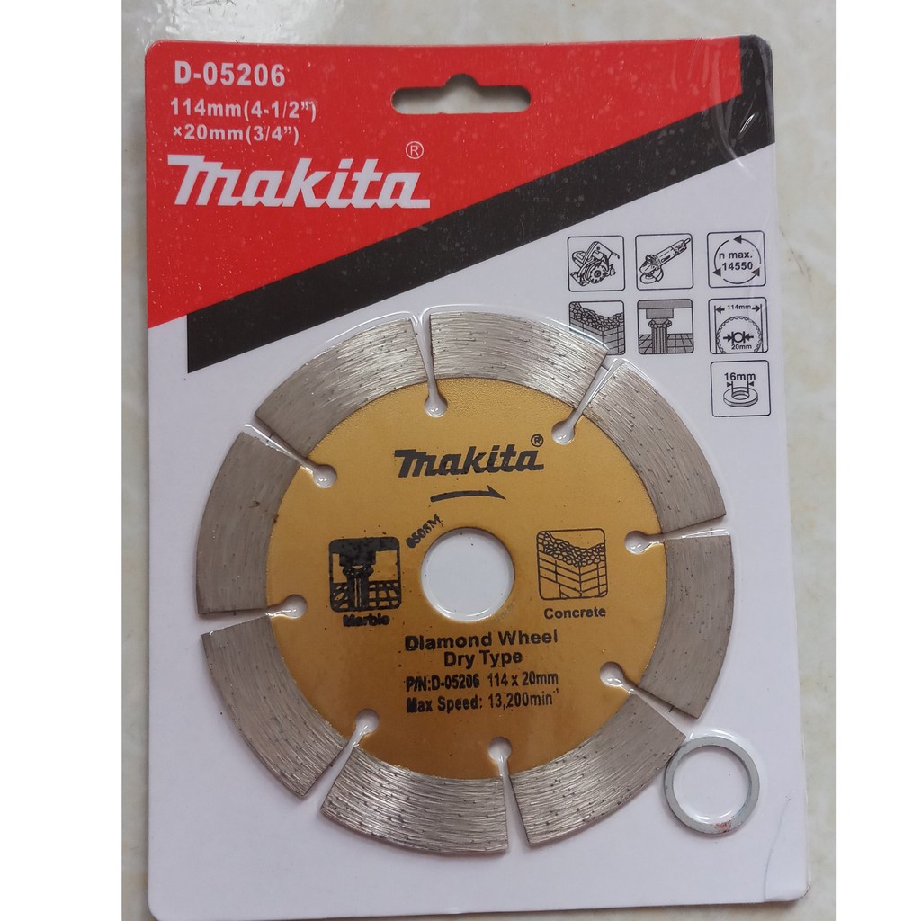 Lưỡi cắt gạch Makita 110 mm (dùng cho máy cầm tay) bv.
