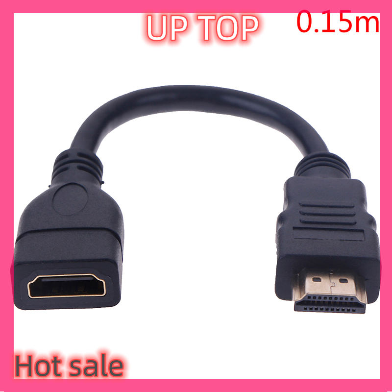 Up Top Hot Sale 1 chiếc cáp nối dài HDMI đực sang cái 15cm 30cm dây nối