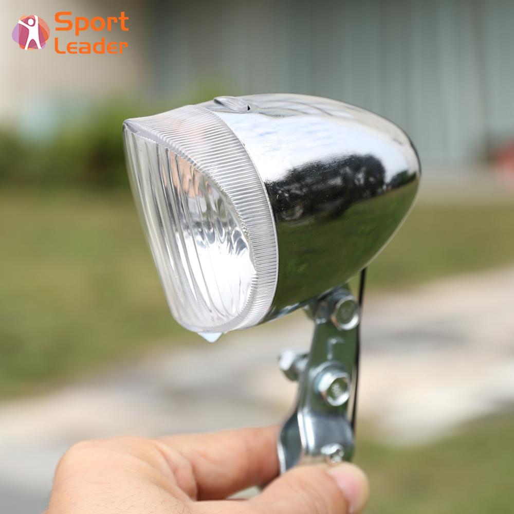 Bike Cycling Dynamo Lights Set Safety No Batteries Needed Headlight Rear