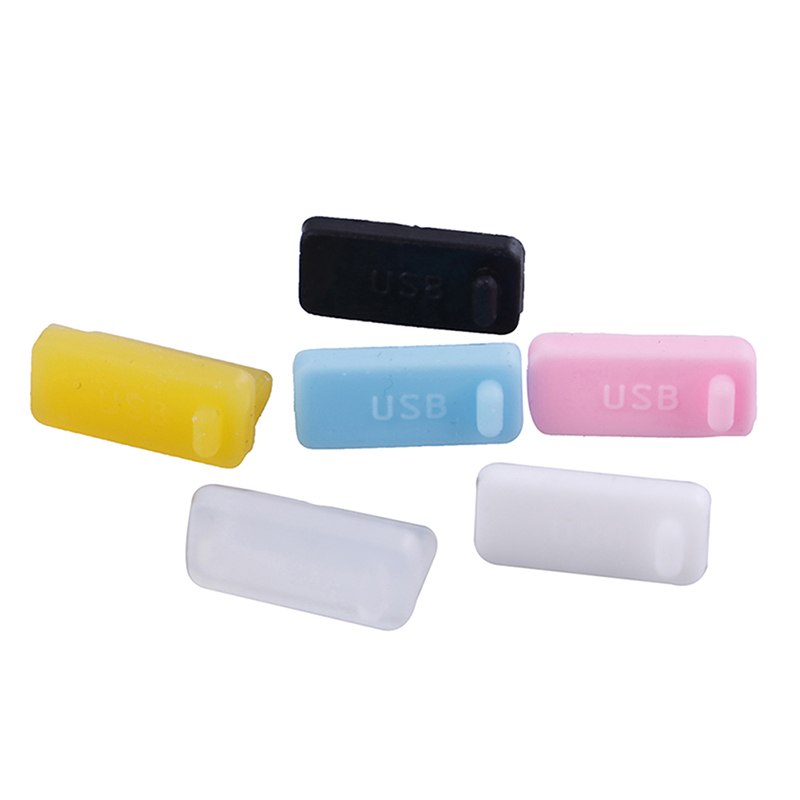 MREDL 10pcs silicone usb cap anti dust cover cap protector plug