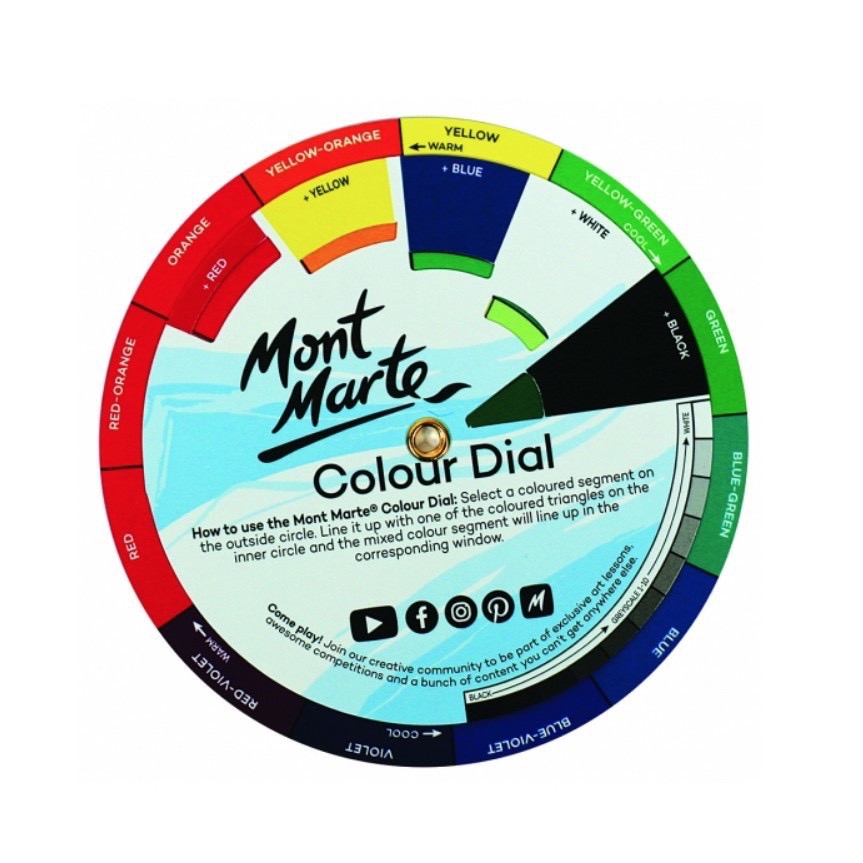 Bảng hướng dẫn pha màu MONT MARTE Mini