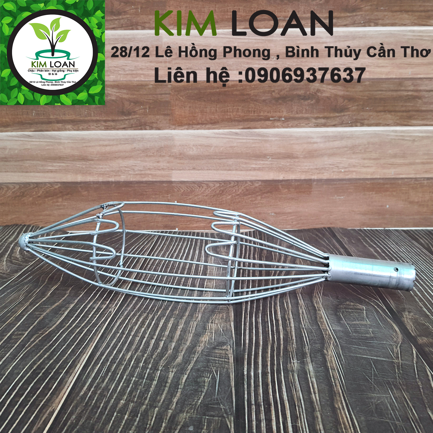 Lồng hái trái sắt 40x10cm cao cấp