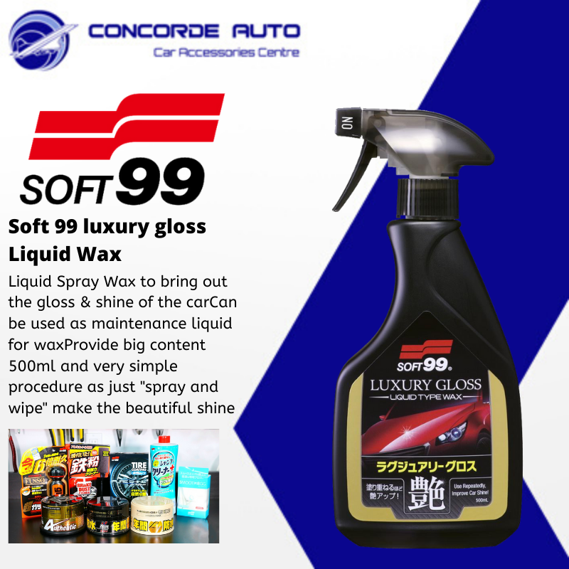 Luxury Gloss Liquid Tyre Wax SOFT99 - THAI WATSADU
