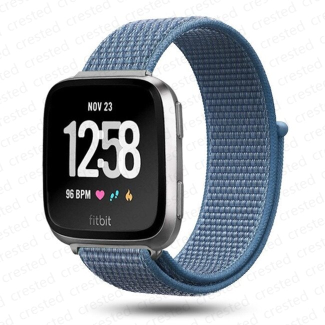 Nylon Strap For Fitbit Versa 3 4 Band Smart Watch Replacment Soft Breathable Sport Loop Belt Correa Bracelet Fitbit Sense 2 Band