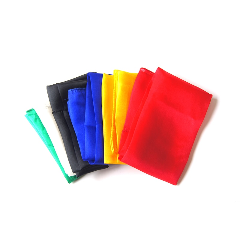 30*30Cm Colorful Silk Scarf Magic Tricks Learning & Education Magic Silk For Close Up Magic Prop 82095