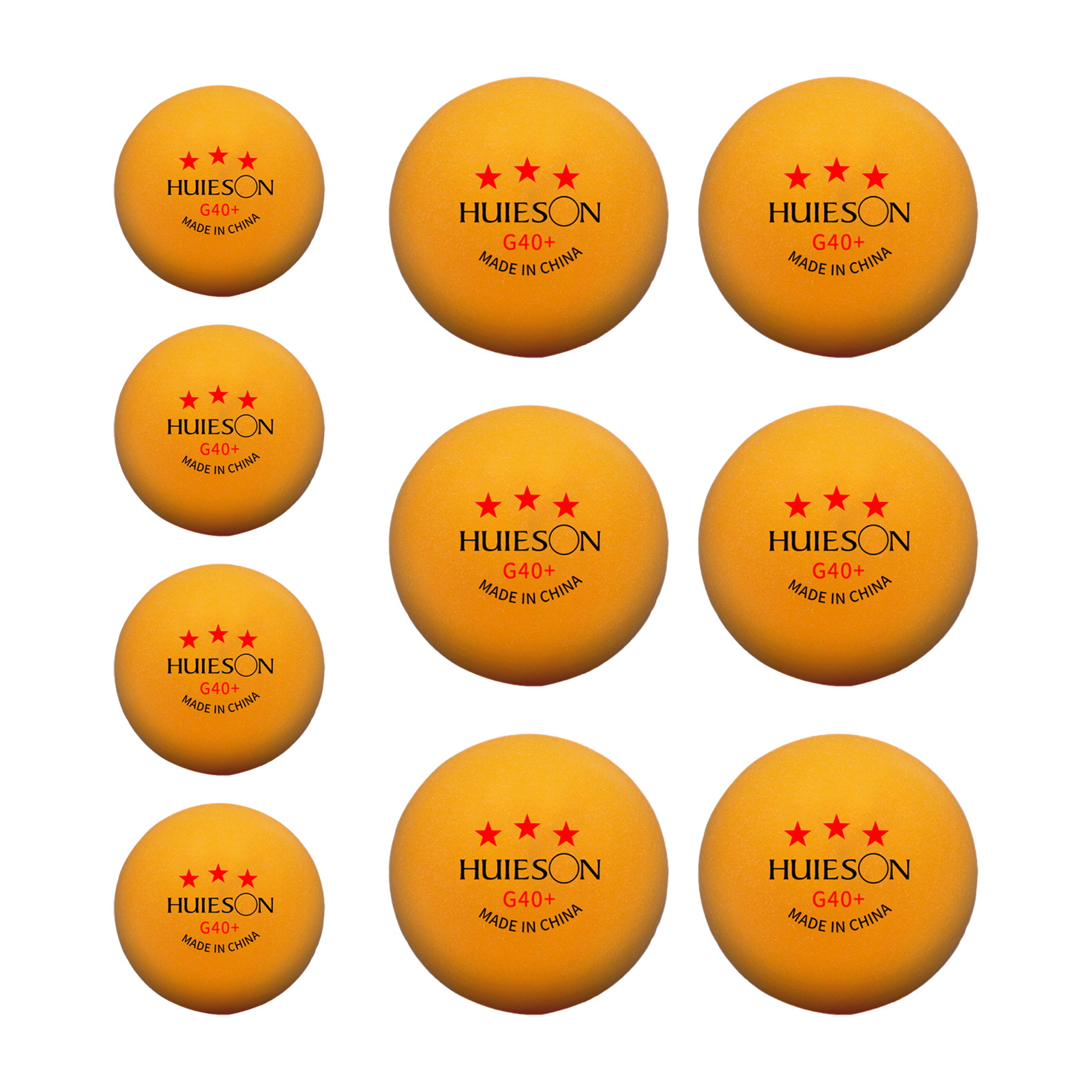 Ittf Approved Ping-pong Balls Ittf Certified Ping-pong Balls 10pcs 3-star Table Tennis Balls Set for Indoor/outdoor Match Training High-performance Ping-pong Balls in White/yellow