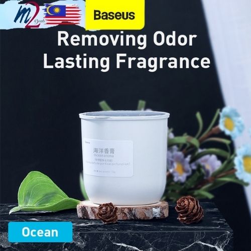 BASEUS Minimalist Car Cup Holder Air Freshener [with Formaldehyde Purification Function] Black