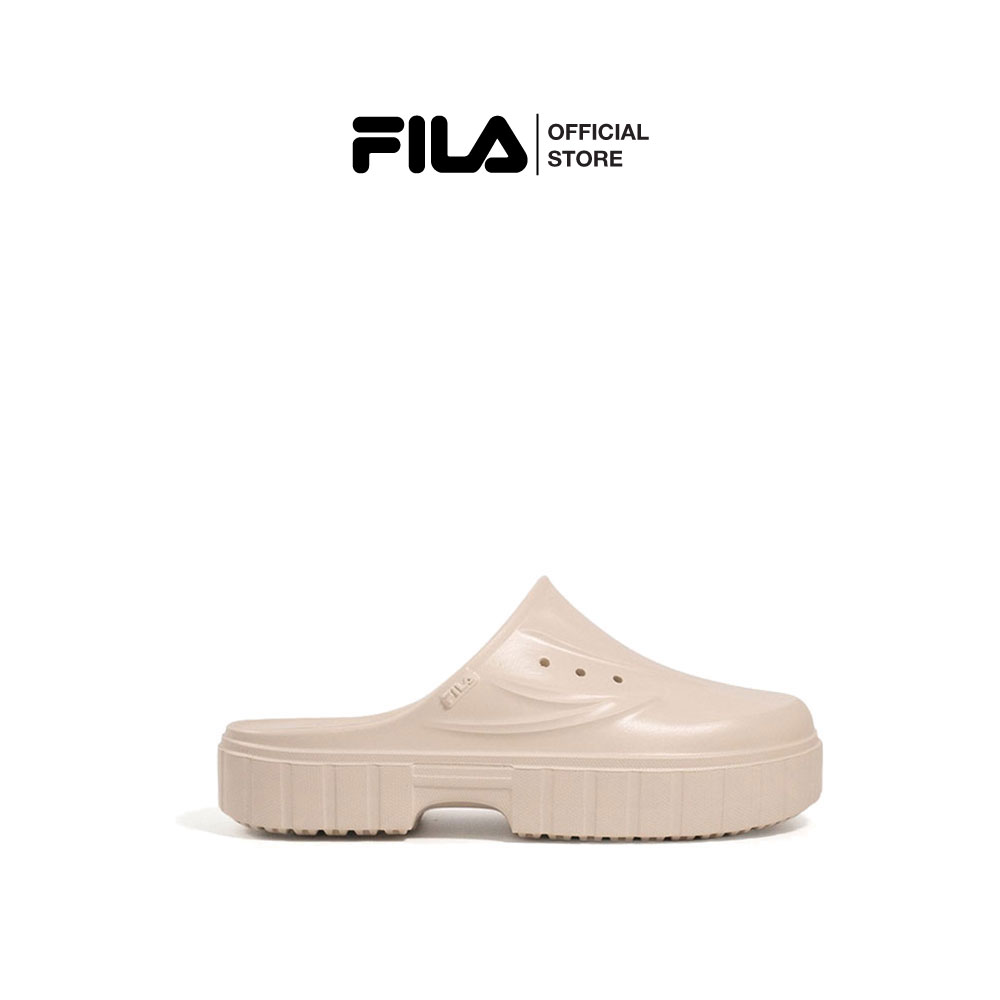 FILA รองเท้าแตะผู้ใหญ่ Sand Blast Clog รุ่น 1SM01984F - BEIGE | Lazada ...