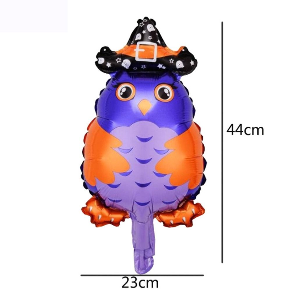 QCNLDM Dơi ma bí ngô Bóng bay ma bí ngô Halloween Mini Nhện đầu lâu Bong Bóng phim nhôm Halloween Phụ kiện tiệc Màng nhôm Bóng bay hình dơi đầu lâu Halloween Nhà