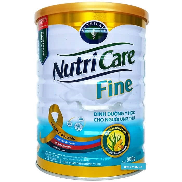 Sữa Nutricare Fine 900g (Dành cho người ung thư)