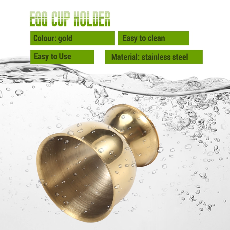 Egg Cups Set Stainless Steel Eggs Hard Boiled Eggs and Soft Tray Tool Holders Kitchen