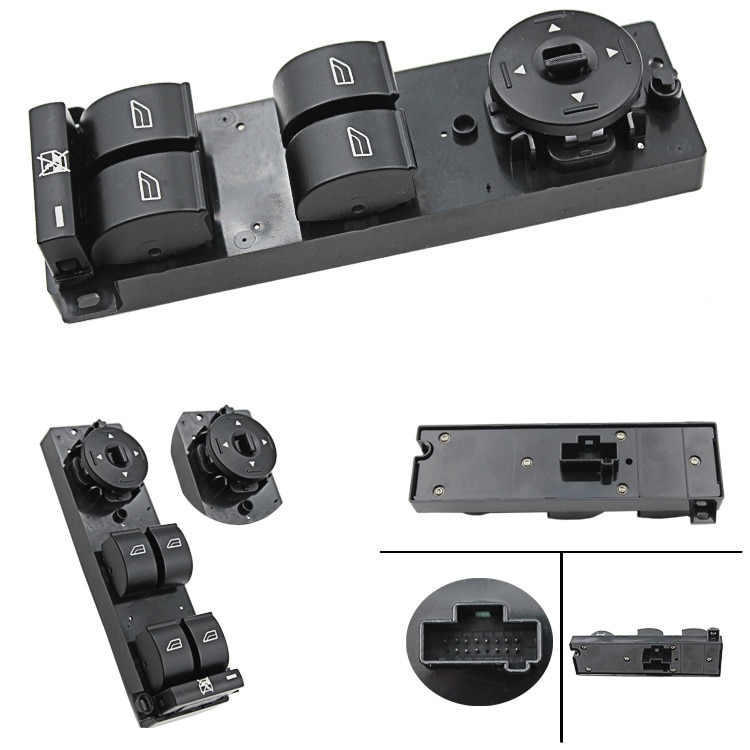Malcayang điện tổng điều khiển công tắc chỉnh cửa sổ nút chuyển mạch gương cho Ford Focus 2005 - 2007 3m512k021ab