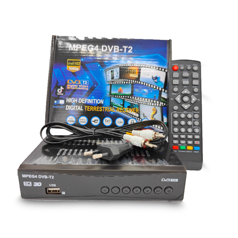 【ซื้อ 1 แถม 1】กล่องรับสัญญาณดิจิตอล กล่องรับสัญญาณทีวี Dvb T2 อัพเกรดทีวีดิจิตอลเพื่อรับชม Tik